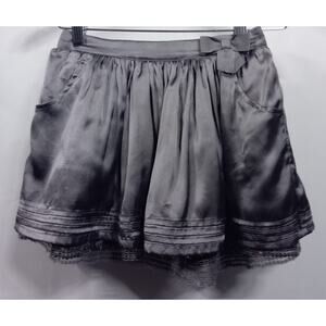 NKY Girls Gray Skirt Solid Size 6A